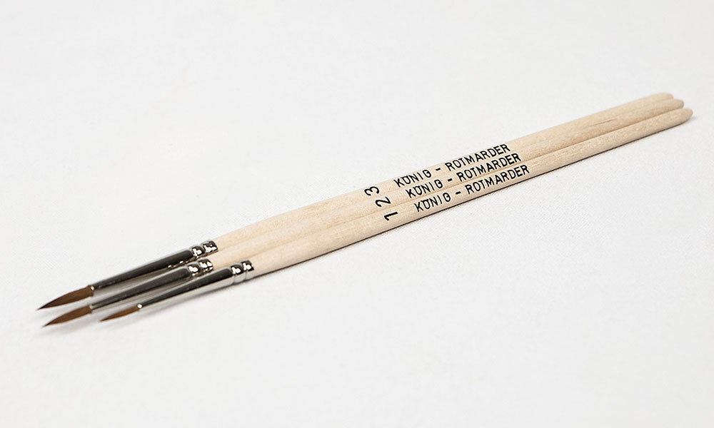 "Rotmarder" Pensel-sett