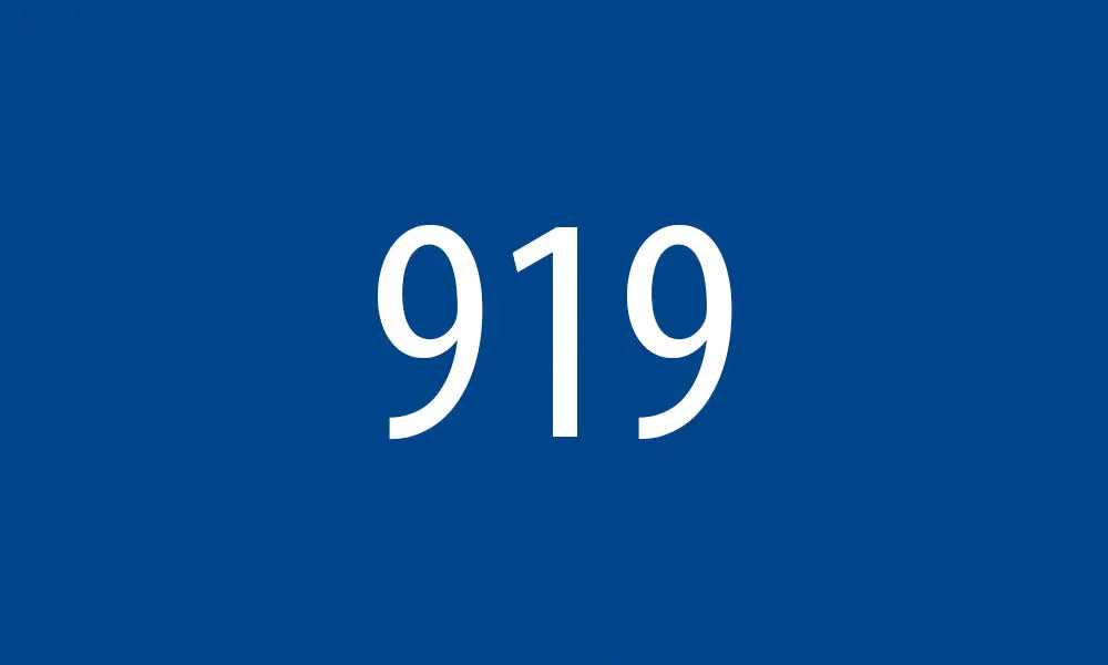 919 blå