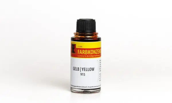 Fargekonsentrat 28 ml for innfarging av König retusjeringsmaterialer. 7 farger tilgjengelig. Profesjonelt verktøy for fargetilpasning.