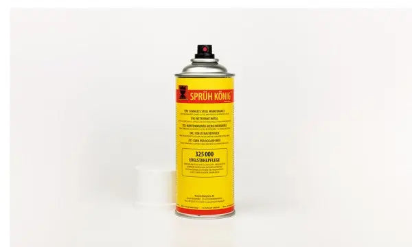 Stålpolish 400 ml for rengjøring av børstet rustfritt stål. Fjerner flekker, fett og fingeravtrykk. Beskytter mot misfarging og anløping.