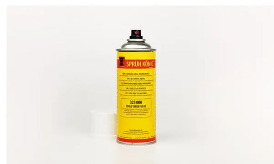 Stålpolish 400 ml for rengjøring av børstet rustfritt stål. Fjerner flekker, fett og fingeravtrykk. Beskytter mot misfarging og anløping.