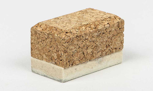 Slipekork med filt­såle