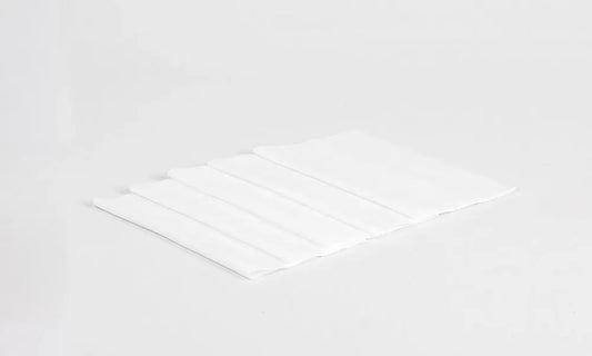 Trikot vasket DIN A5 i bomull for fjerning av fyllstoffrester. Absorberende og lofritt vevet stoff. Profesjonelt rengjøringsverktøy.