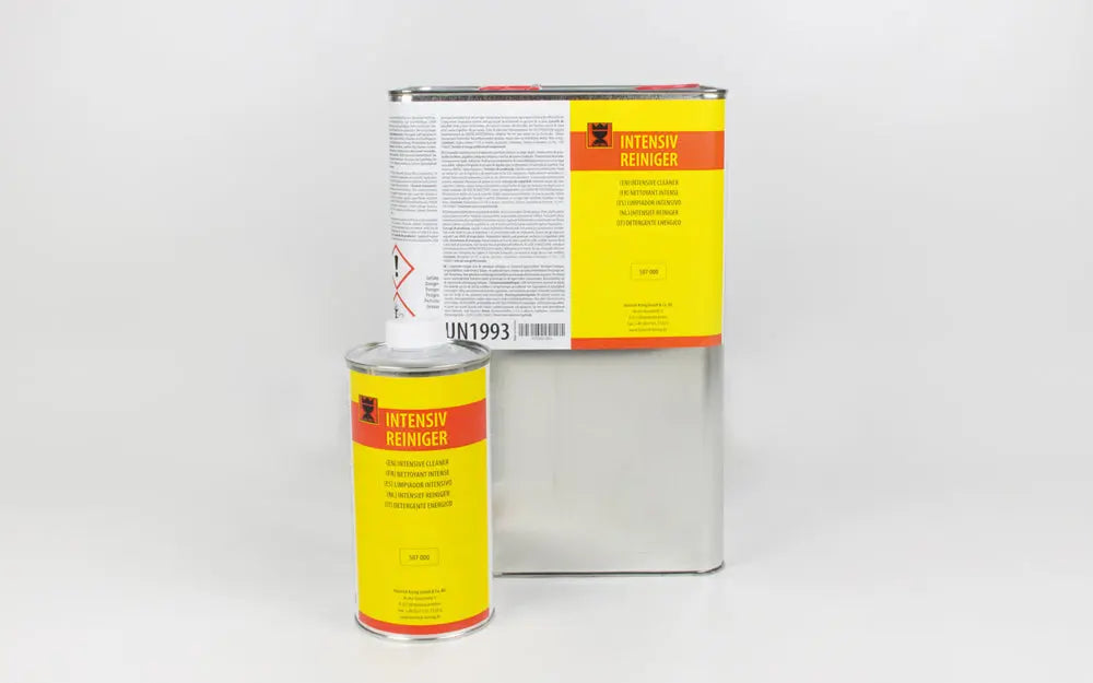 Intensivrens for grundig rengjøring av verktøy og overflater. Fjerner hardvoks, mykvoks og lakkrester effektivt. Profesjonelt rengjøringsmiddel.