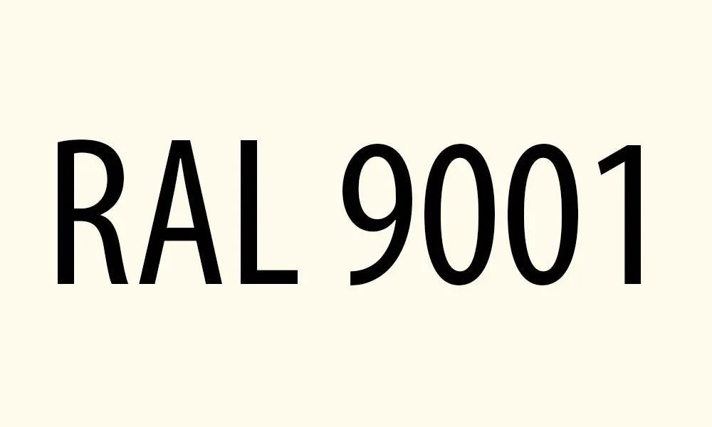 RAL9001 kremhvit
